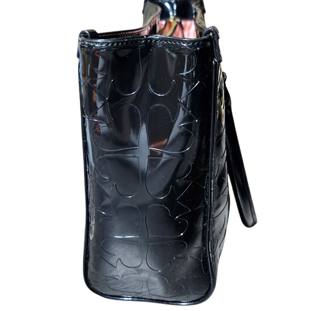 Kate Spade Black Patent Leather Tote Bag Women - Picture 6 of 14